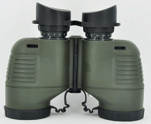 하이 퀄리티 10X50 블루 마린 쌍안 해양 망원경 50mm 대물 직경 Bak4 플로트 디지털 방향 나침반 - Product Image 4