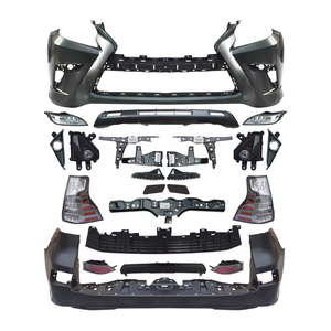 Новый дизайн 2022 года: высококачественный обвес для GX460 (2010-2013), сборка переднего и заднего бамперов, крепление на болтах, материал PP+ABS, новые фары. - Product Image 1