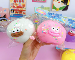 ชุดของเล่นบีบหน้าการ์ตูน 6 ชิ้น ของเล่นบีบเนื้อนุ่ม คืนรูปช้า บรรเทาความเครียด ของเล่นบีบแก้เบื่อ สำหรับผู้ที่มีความวิตกกังวล - Product Image 3