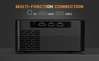 Projecteur LCD H5 Noir 240 Lumens ANSI pour Entreprises et Éducation - 1080P, Android, Prise en Charge 4K