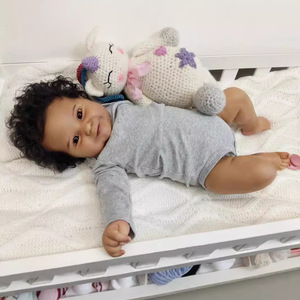 LouLou 20インチシリコーン生まれ変わったベビードール新生児玩具ソフトリアルなスリーピングプレミアミニモデル玩具子供用ビニール塗装ギフト - Product Image 4