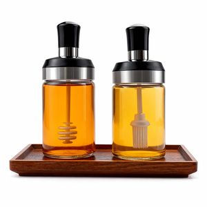 220ml mật ong Jar với hoán đổi cho nhau bàn chải, bơm lại mật ong container, biểu tượng tùy chỉnh cung cấp số lượng lớn - Product Image 1