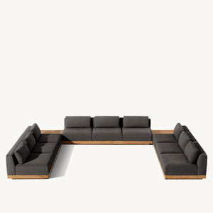 Lusso Teak giardino divano moderni mobili da esterno per alberghi ville patii salotti in <span class=keywords><strong>legno</strong></span> Set <span class=keywords><strong>di</strong></span> sedie a sdraio - Product Image 5
