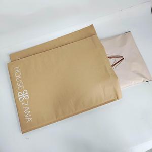 Eco-Friendly Large Brown Kraft <b>Padded</b> Bubble Mailers with Custom Logo Packaging Honeycomb Bubble <b>Paper</b> Self Adhesive Tape - Product Image 3