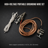 Équipement de mise à la terre portable haute tension, fil de mise à la terre de sécurité personnel, outil électrique, fil de terre 35-1000kV