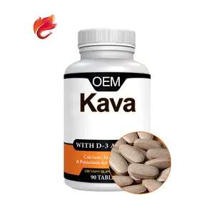 Chinese Herbal Health Food Kava Root Essence Extract 1000Mg 500Mg Pill Tablet Sleeping Capsule