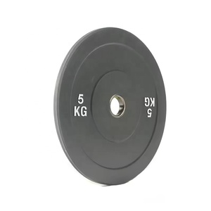 Disco Peso in Gomma Nera per Bilanciere 5-25 KG 10-55 LB con Logo Personalizzato e Design su Misura - Product Image 6