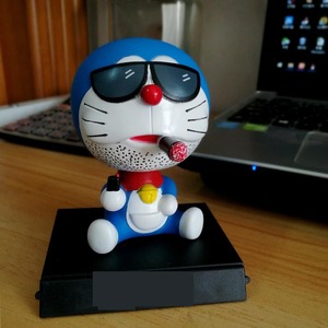 ตุ๊กตาโดราเอมอนหัวตุ๊กตาตัวการ์ตูนโดราเอมอนตกแต่งรถที่มีเสน่ห์เครื่องประดับภายในรถฟิกเกอร์โมเดลตกแต่งรถตามสั่ง - Product Image 5