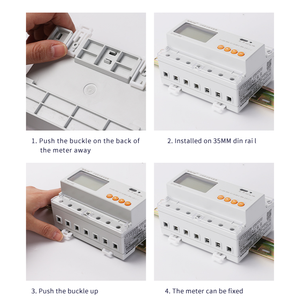 ADL3000-E-B acrel /kc 5A เชื่อม<span class=keywords><strong>ต่อ</strong></span> <span class=keywords><strong>CT</strong></span> RS485 Modbus แบบดิจิตอล<span class=keywords><strong>3</strong></span><span class=keywords><strong>เฟส</strong></span>เครื่องวัดพลังงานราง DIN สำหรับระบบ SCADA - Product Image 3