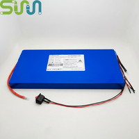Pack de batteries au lithium DC14.8V personnalisé haute température 85°C ℃   Contrôle par commutateur, communication CAN pour écran d'affichage électronique