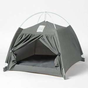 New Design Luxury Deep Sleep Cat Cave <strong>Bed</strong> Plush Pet <strong>Igloo</strong> <strong>Bed</strong> Removable Funny Sofa <strong>Dog</strong> Cats <strong>Bed</strong> for Pet Travel Outdoor Tent - Product Image 4