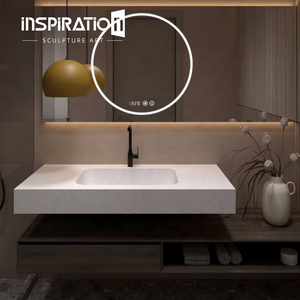 <span class=keywords><strong>Lavabo</strong></span> de baño UHPC al por mayor, <span class=keywords><strong>lavabo</strong></span> de baño de cemento de lujo para hotel, lavabos de hormigón - Product Image 5