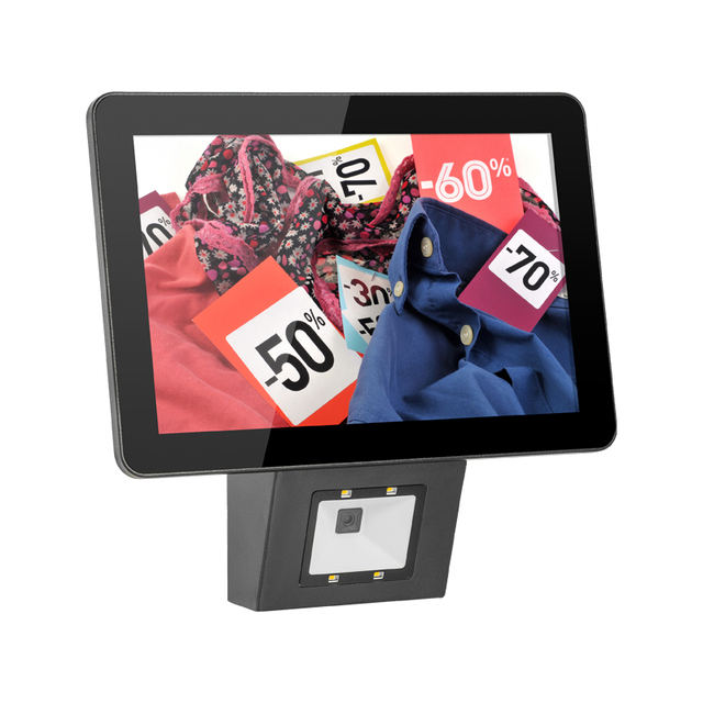 Android Touch Price Checker Kiosk With Barcode Qr Code Scanner Wall Mount Supermarket Price Checker