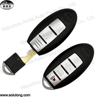 Coque de clé de voiture universelle 2+1 boutons, télécommande intelligente, étui de protection pour clé de véhicule Nissan, vente en gros
