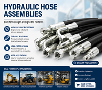 Raccords de tuyaux hydrauliques noms Sae 100 R2a alimentation de raccords hydrauliques nettoyeur haute pression accessoires de nettoyeur haute pression à dégagement rapide