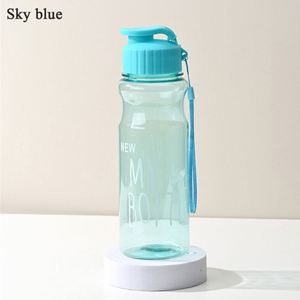 550ml PET Sports Water Bottle Large Capacity Transparent Portable Outdoor Camping Gift Classic Design <b>Cold</b> Water Kettle <b>Cup</b> - Product Image 6
