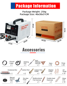FUNISI Outil de réparation de bosses de voiture populaire et très vendu, machine de soudage électrique pour carrosserie automobile, pour la réparation de panneaux, extracteur de bosses de carrosserie en acier - Product Image 4