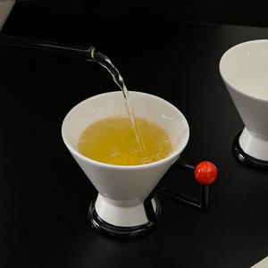 Service à thé en céramique de luxe léger et simple, coffret cadeau, pour la maison, avec cafetière et tasses au design élégant - Product Image 6