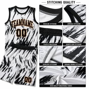 Conjunto de Uniforme de Baloncesto Unisex, Sublimado con Nombre del Equipo 00, Camiseta sin Mangas de Poliéster de Secado Rápido, Pantalones Cortos, Apto para Todas las Temporadas - Product Image 6