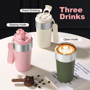 Tazze in <span class=keywords><strong>Metallo</strong></span> Rosa da 17oz con Logo, Bicchieri per Matrimonio, Regalo Aziendale, Tazza da Caffè Personalizzata, Bottiglia Leggera, Tumbler per Caffè, Bicchiere per Acqua - Product Image 2