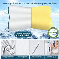 Zervikales Nackenkissen mit Memory-Schaum-Füllung und 100% Polyester-Material zur Schmerzlinderung