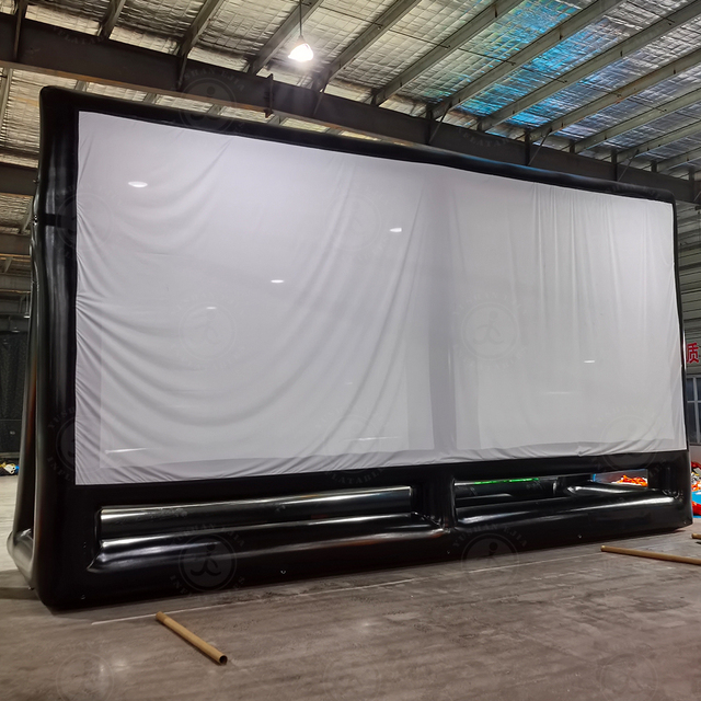 Giant Inflatable Projection Screen for Commercial Events Festivals and Community Gatherings with Front and Rear Projection