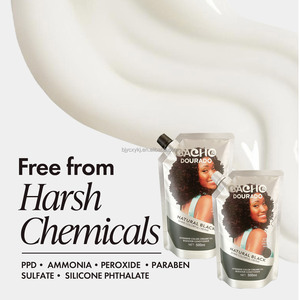 Tintura de Cabelo Natural Preta em Lote de Vários Tamanhos Direto da Fábrica |   Coloração de Qualidade Profissional e Personalização Completa em Um Só Lugar | 500ML*2 | Personalizável - Product Image 5