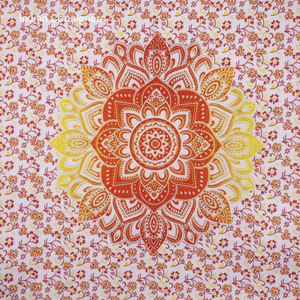 Tapisserie 40*30 en coton imprimé à la main, motif ethnique ombré mandala, décoration murale, petite affiche, nappe, décoration intérieure par des consignateurs indiens - Product Image 1