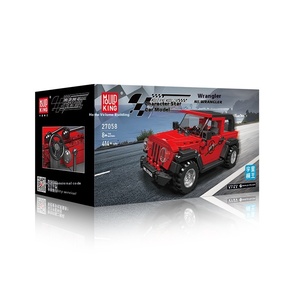 Yuxing 27058 Wrangler Lắp ráp khối xây dựng đồ chơi off-road xe mô hình tám khung xe cho nam giới nhỏ hạt nhựa - Product Image 6