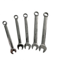 Clé à molette combinée durable en acier Cr-V de haute résistance, finition sablée, 9/16 pouces