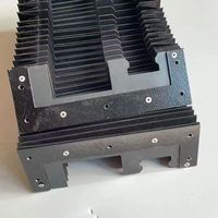 Protection anti-poussière flexible en PVC/PU pour machine CNC DONGLING, résistante aux hautes températures
