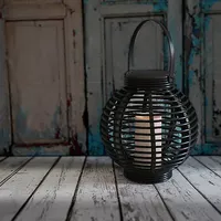 Lanternes décoratives modernes résistantes à la chaleur, design en cage d'aluminium pour jardin, Pâques, décoration de la maison