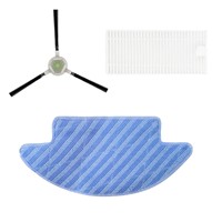 Kit de brosse latérale et de raclette HePa pour aspirateur robot Okp K5 Lefant M210 M213 M2, accessoires pour usage domestique