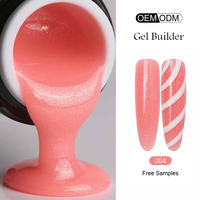 Gel constructeur pour ongles Quengel, couleurs personnalisées, gel dur, extensions à faire tremper, gel pour ongles 15 ml, pot, paillettes, gel UV pour ongles, salon