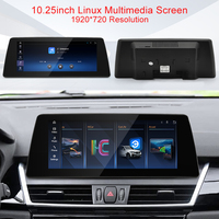 STWEI 2026 Nuevo Sistema Linux de Pantalla Delgada de 12.8 Pulgadas con Resolución 2400X900 para BMW Serie 2 F45 F46, Reproductor Automático Inalámbrico CarPlay KSW