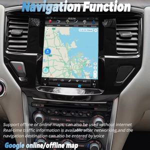 Écran vertical 10,4 pouces Stéréo 4G HU pour Nissan Pathfinder 2012-2019 Android 15 Autoradio Lecteur vidéo GPS Navigation Carplay - Product Image 2