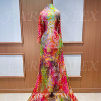 Fareastex – robe en brocart de soie de mûrier, tissu de mariage en soie pure florale imprimé jacquard pour dirac