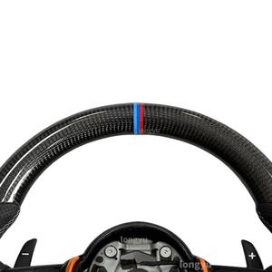 Volant en fibre de carbone pour <span class=keywords><strong>BMW</strong></span> Série 2 F45 218i 220i 225i 225xe IPerformance 216d <span class=keywords><strong>218d</strong></span> 220d 225d XDrive 2014 à <span class=keywords><strong>2021</strong></span> - Product Image 4