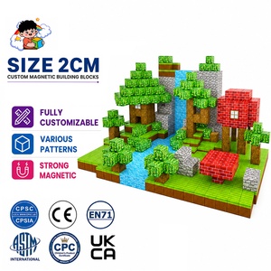 Cubos de Construcción Magnéticos de Plástico Educativos Diseñados para el Aprendizaje Temprano, Divertidos, Certificados por CPC, 3+ Años, Venta al por Mayor, Venta al por Menor, Dropshipping - Product Image 1