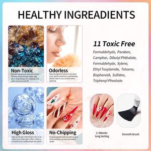 ยาทาเล็บเจล Cat Eye รุ่นขายดี 30 สี 2 ฟรี รุ่น AW เนื้อชิมเมอร์เข้ม รุ่นลิมิเต็ด ไม่ก่อให้เกิดอาการแพ้และอ่อนโยน - Product Image 5