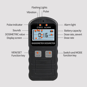 Детектор ядерного излучения 40kev ~ 3.0mev, измеритель гамма-излучения, тестер радиоактивности, дозиметр радиации, монитор - Product Image 2