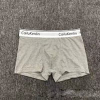Trendy orta katlı erkek pamuk boksörler beyaz kenar N8 Logo örme kumaş bel konumlandırılmış iç çamaşırı