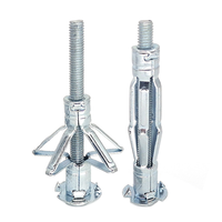 M4 M5 M6 M8 Boulon d'expansion en métal Ancrages pour cloisons sèches Plaque de plâtre Fixation murale Bouchon creux Vis en métal