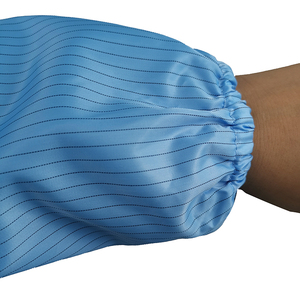 Màu Xanh ve áo polyester an toàn làm việc chống tĩnh vải phòng thí nghiệm phòng sạch <span class=keywords><strong>ESD</strong></span> <span class=keywords><strong>smock</strong></span> Áo choàng chống tĩnh điện - Product Image 6