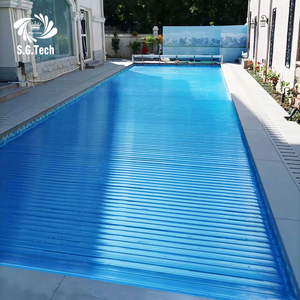 Cubierta para <span class=keywords><strong>Piscina</strong></span> Eléctrica Personalizada Watercrown de Material PC con Tiras de Sellado de Tercera Generación, Larga Vida Útil y Protección UV - Product Image 1