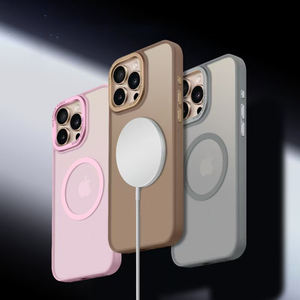 เคสโทรศัพท์แบบด้าน 100% <span class=keywords><strong>Focus</strong></span> Pixels Frosted Matte PC TPU พร้อมแม่เหล็กสำหรับ <span class=keywords><strong>iPhone</strong></span> 16 <span class=keywords><strong>Pro</strong></span> <span class=keywords><strong>Max</strong></span> 15 14 - Product Image 5