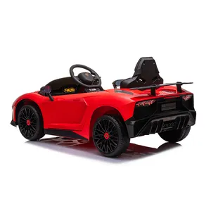Лицензированный Детский Электрический автомобиль Lamborghini 2021, игрушки для детей для вождения TD931