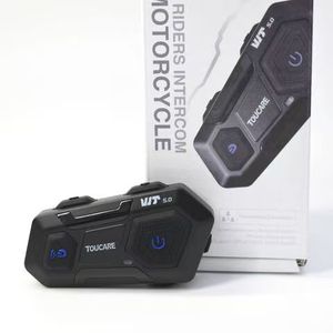 אוזניות קסדה לאופנוע TOUCARE <span class=keywords><strong>Bluetooth</strong></span> 5.0, אינטרקום ל-2 רוכבים, טווח 1200 מטר, עם ביטול רעשים אקטיבי - Product Image 6