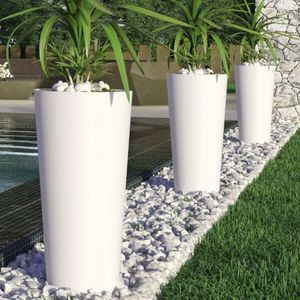 Pots à fleurs en fibre de verre personnalisés, jardinières d'intérieur et d'extérieur, pot à fleurs + pot + <span class=keywords><strong>XXL</strong></span> + pour extérieur, pot à fleurs plus grand - Product Image 1