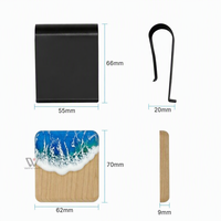Diffuseur de parfum pour voiture en bois massif, ornement ondulé, désodorisant premium pour voiture, clip pour grille d'aération